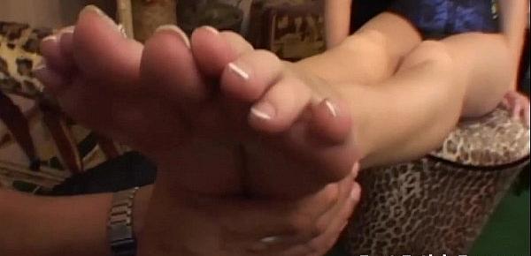  Six sexy feet for you to jerk off to